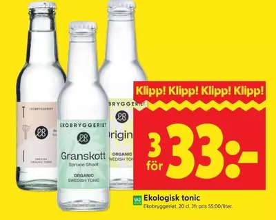 Ekologisk tonic