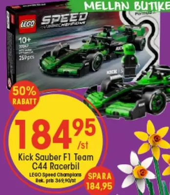 LEGO - Kick Sauber F1 Team C44 Racerbil