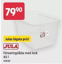 F
Förvaringslåda med lock