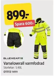 Bluewear - Varseloverall varmfodrad