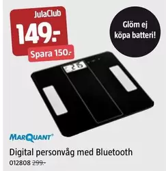 Marquant - Digital personvåg med Bluetooth 012808