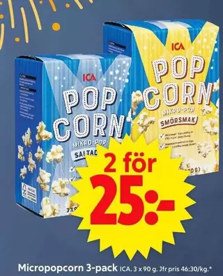 Micropopcorn 3-pack