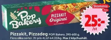 Pizzakit, Pizzadeg