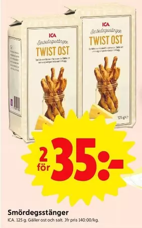 Twist - Smördegsstänger