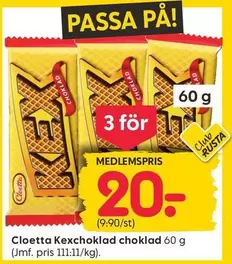 Cloetta - Kexchoklad choklad
