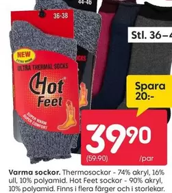 Comfort - Varma sockor. Thermosockor