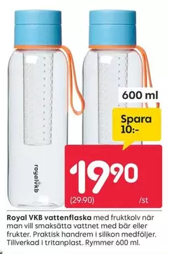 Vattenflaska Med Fruktkolv