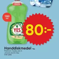 Yes - Handdiskmedel
