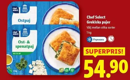 Select - Grekiska pajer