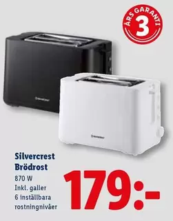 silvercrest - Brödrost