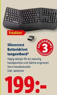 silvercrest - Batteridrivet tangentbord*