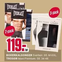 BOXERKALSONGER, TROSOR