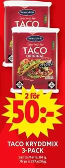 Santa Maria - TACO KRYDDMIX
