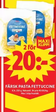 FÄRSK PASTA FETTUCCINE