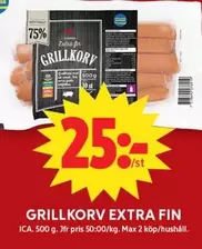 Extra - GRILLKORV EXTRA FIN