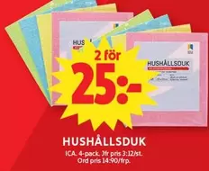 HUSHÅLLSDUK