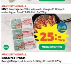 Coop - BACON 3-PACK