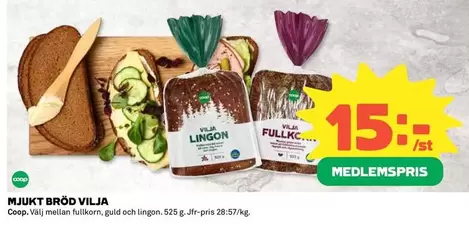 Coop - MJUKT BRÖD VILJA