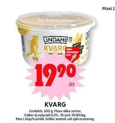 Lindahls - KVARG