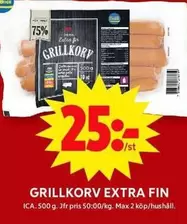 Extra - GRILLKORV EXTRA FIN
