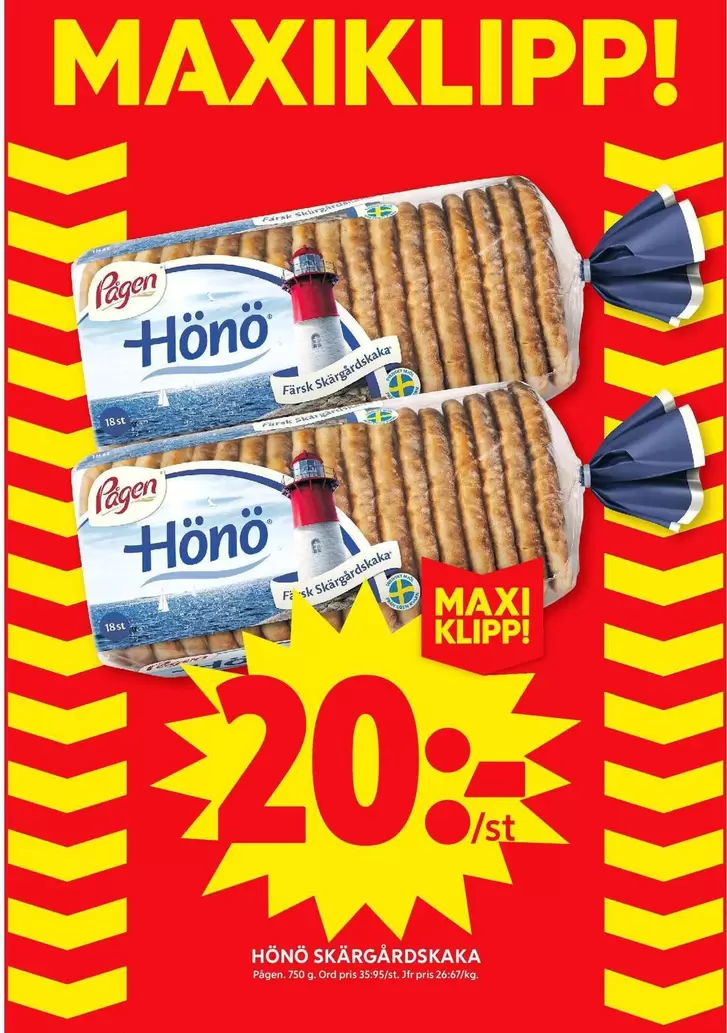 Pågen - Hönö Skärgårdskaka