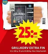 Extra - GRILLKORV EXTRA FIN