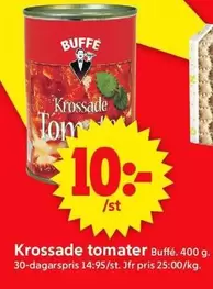 Krossade tomater