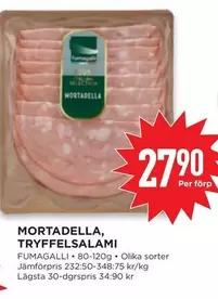 MORTADELLA, TRYFFELSALAMI