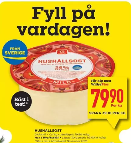 Garant - HUSHÅLLSOST