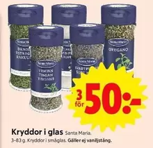 Santa Maria - Kryddor i glas