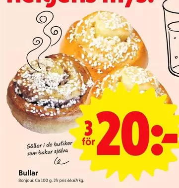 Bonjour - Bullar