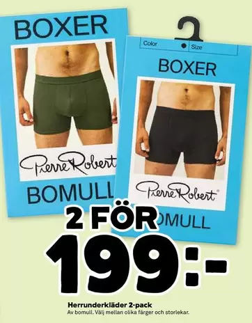 pierre robert - Herrunderkläder 2-pack