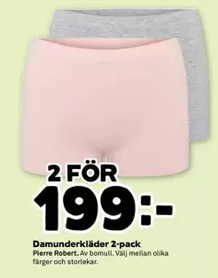 pierre robert - Damunderkläder 2-pack