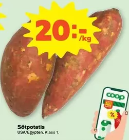 Coop - Sötpotatis