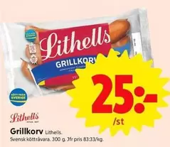 Lithells - Grillkorv