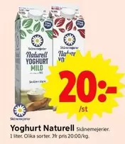 Skånemejerier - Yoghurt Naturell