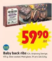 Baby back ribs