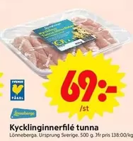Lönneberga - Kycklinginnerfilé tunna