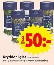 Santa Maria - Kryddor i glas