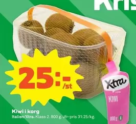 Kiwi i korg