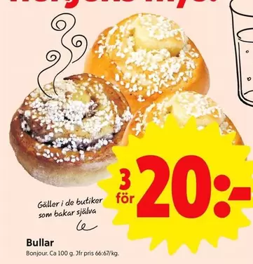 Bonjour - Bullar