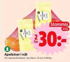 Apelsiner i nät