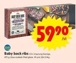 Baby back ribs