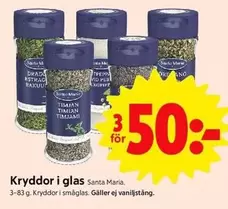 Santa Maria - Kryddor i glas