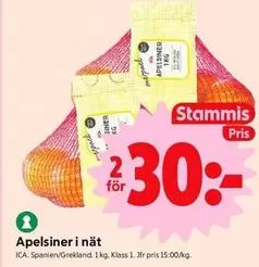 Apelsiner i nät