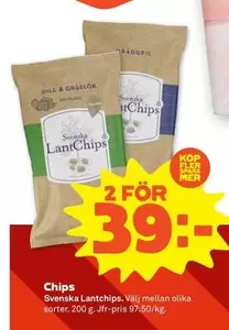 Svenska LantChips - Chips