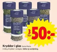 Santa Maria - Kryddor i glas