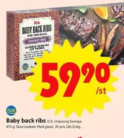 Baby back ribs