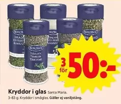 Santa Maria - Kryddor i glas