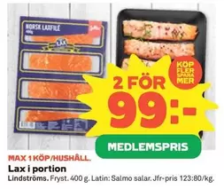 Mer - Lax i portion